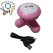 Massageador portátil relax rosa a pilhas ou USB compacto